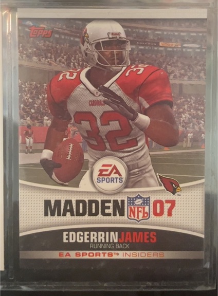 2006 Topps EA Sports Madden #6 Edgerrin James — front