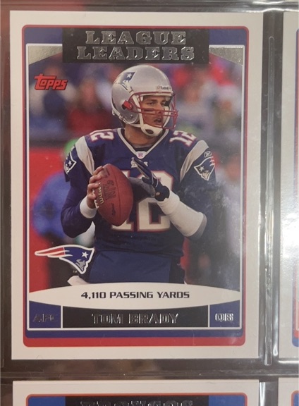 2006 Topps League Leaders #280 Tom Brady — front
