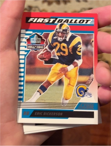 2025 Panini Score #4 Eric Dickerson First Ballot — front