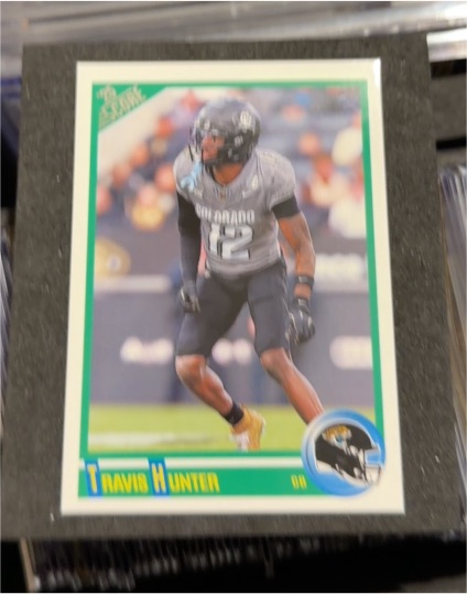2025 Score #5 Travis Hunter Anniversary Rookie — front