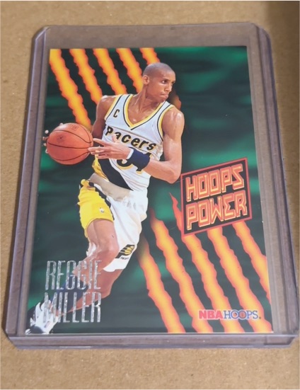 1994-95 NBA Hoops #PR-22 Reggie Miller Hoops Power — front