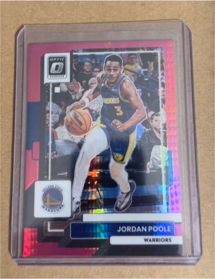 2022-23 Donruss Optic #100 Jordan Poole — front