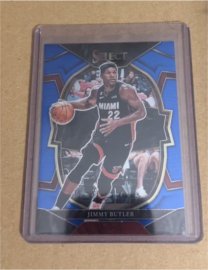 2022-23 Panini Select #8 Jimmy Butler Concourse Blue — front