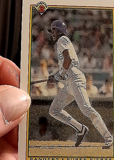 1990 Bowman #490 Ruben Sierra — front