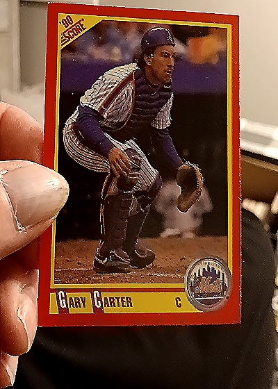 1990 Score #416 Gary Carter — front