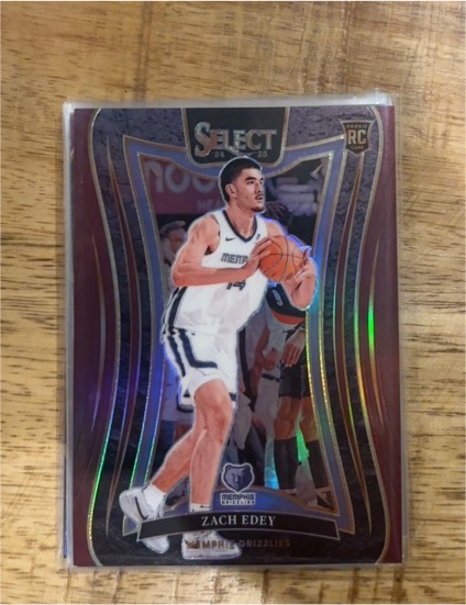 2024-25 Panini Select #391 Zach Edey — front