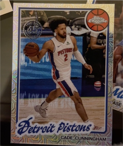 2025-26 Topps Chrome #TC-CC Cade Cunningham — front