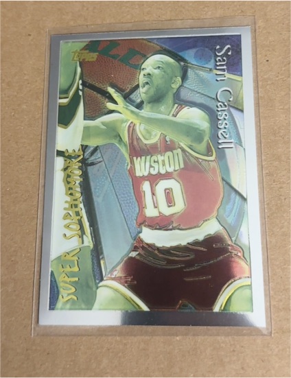 1994-95 Topps Super Sophomore #4 Sam Cassell — front