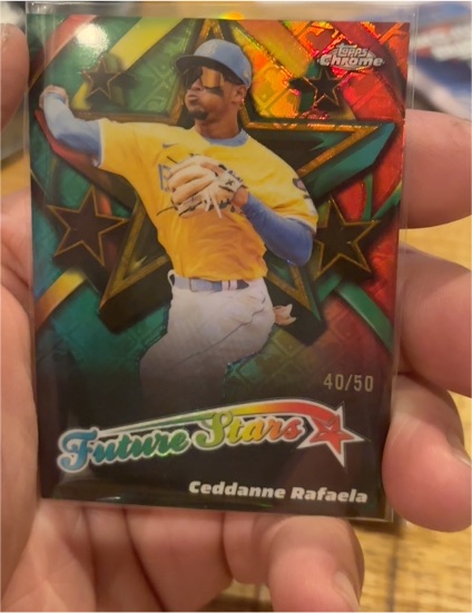 2025 Topps Chrome #FS-11 Ceddanne Rafaela Future Stars — front