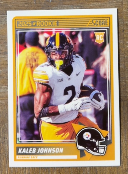 2025 Panini Score #12 Kaleb Johnson — front