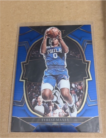 2022-23 Panini Select #9 Tyrese Maxey — front