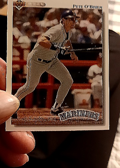 1992 Upper Deck #388 Pete O'Brien — front