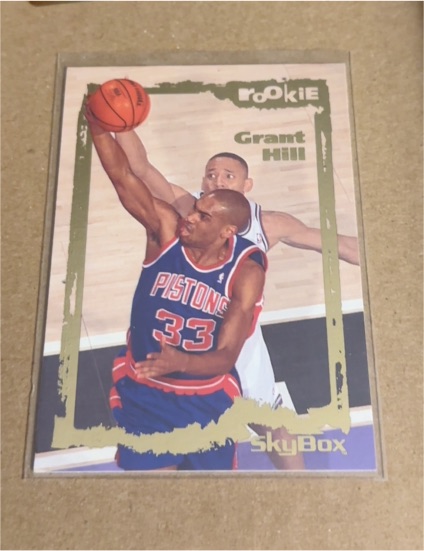 1994-95 SkyBox Emotion #102 Grant Hill Rookie — front