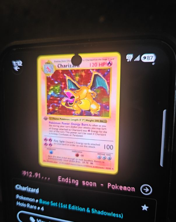 1999 Pokémon #4 Charizard — front