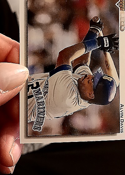 1991 Upper Deck #386 Alvin Davis — front
