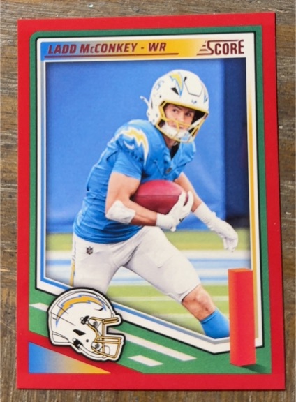 2025 Panini Score #65 Ladd McConkey — front