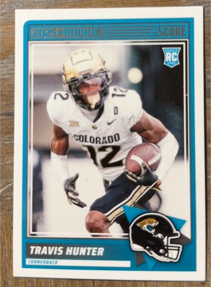 2025 Score #20 Travis Hunter — front
