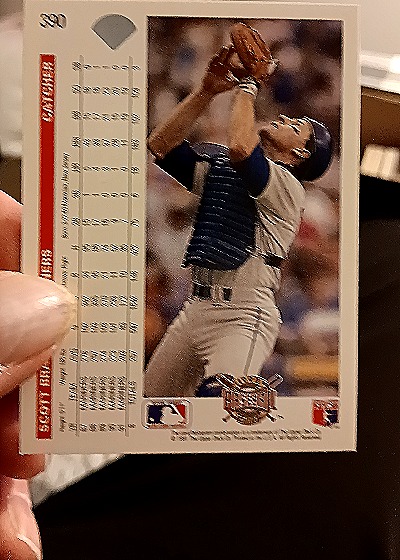 1991 Topps #573 Scott Bradley — back