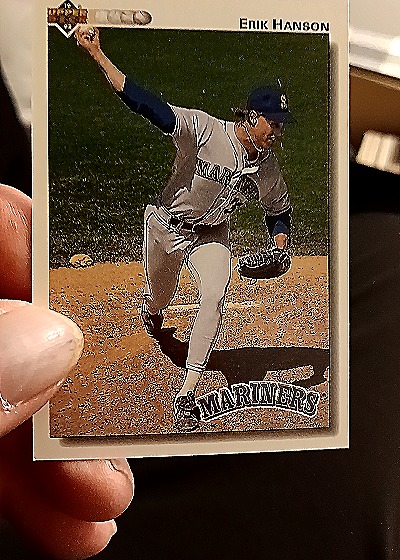 1993 Upper Deck #572 Erik Hanson — front