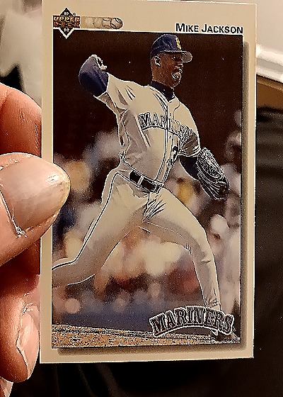 1991 Upper Deck #593 Mike Jackson — front