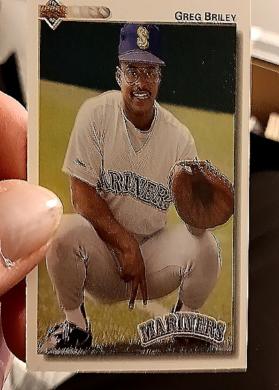 1992 Upper Deck #369 Greg Briley — front