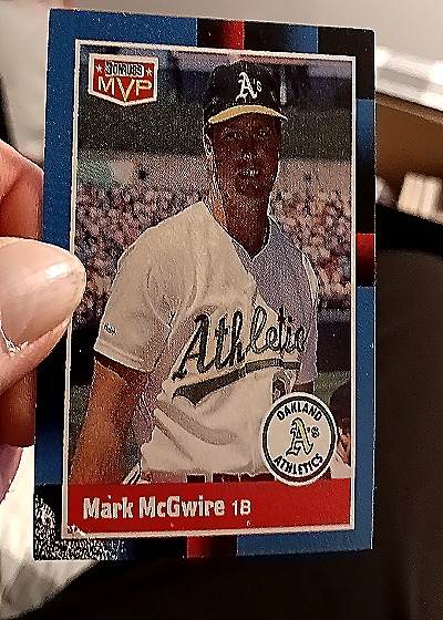 1988 Donruss #BC-23 Mark McGwire — front