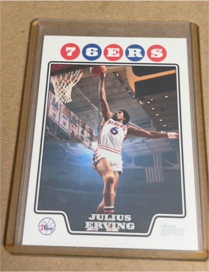 2008 Topps Julius Erving — front