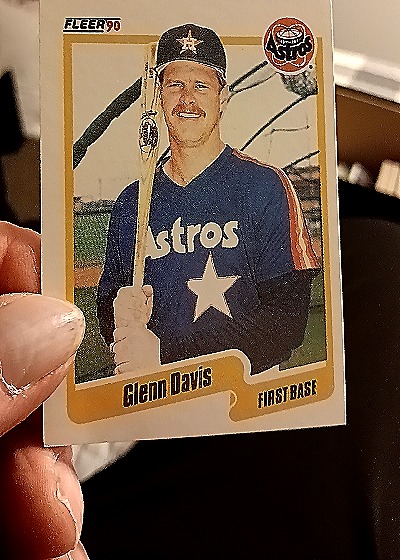 1990 Fleer #228 Glenn Davis — front