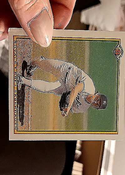1990 Donruss #364 Bret Saberhagen — front