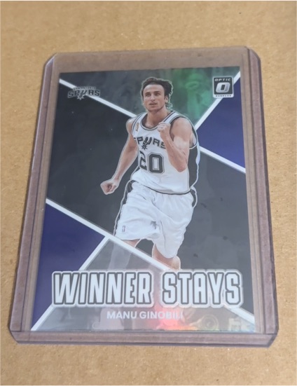 2022-23 Panini Donruss Optic #16 Manu Ginobili Winner Stays — front