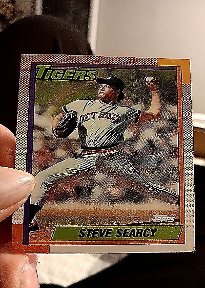 1990 Topps #487 Steve Searcy — front