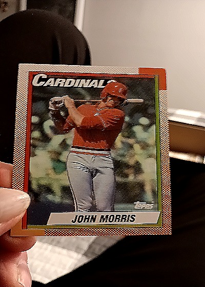 1990 Topps #383 John Morris — front