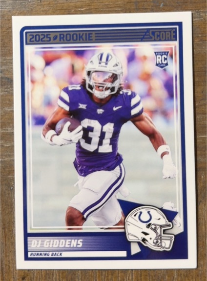 2025 Panini Score #95 DJ Giddens — front
