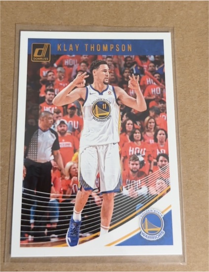 2018-19 Panini Donruss #12 Klay Thompson — front