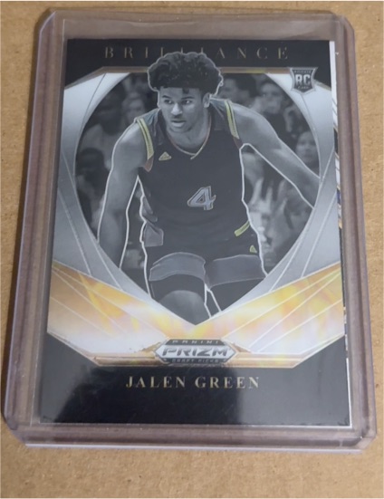 2021 Panini Prizm Draft Picks #9 Jalen Green Brilliance Rookie — front