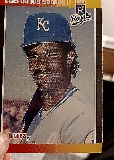 1989 Donruss #552 Luis De Los Santos — front