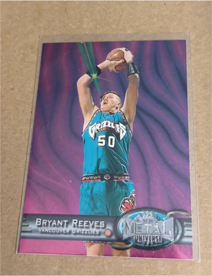 1997-98 Metal Universe #22 Bryant Reeves — front