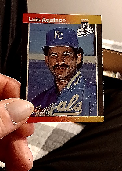 1990 Donruss #534 Luis Aquino — front