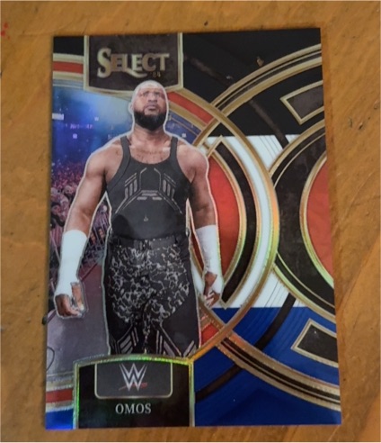 2024 Panini Select WWE Premier Level #162 Omos — front