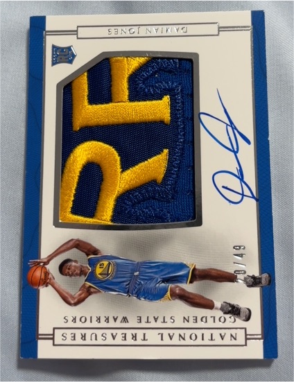 2016 Panini National Treasures #49 Damian Jones — front