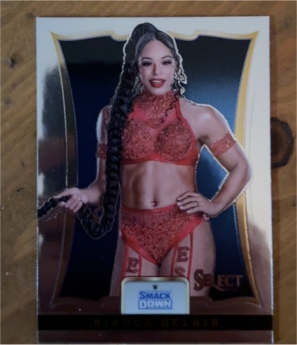 2024 Panini Select WWE #17 Bianca Belair Select Throwback — front