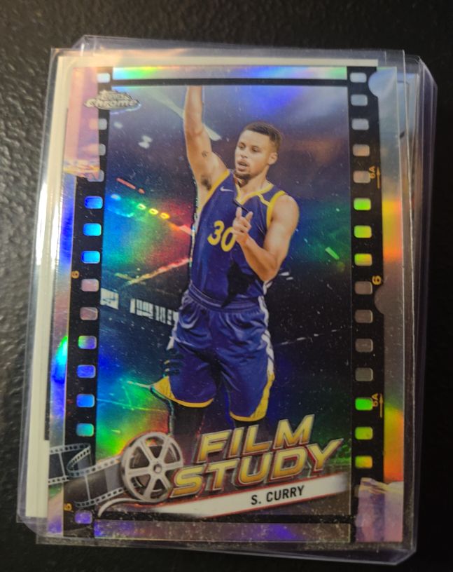2023-24 Topps Chrome #FS-6 Stephen Curry Film Study — front
