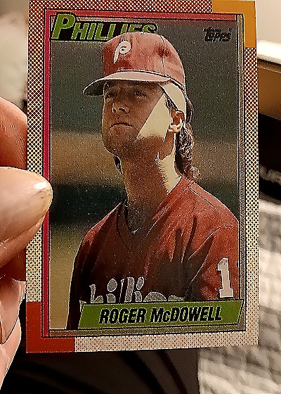 1990 Topps #625 Roger McDowell — front