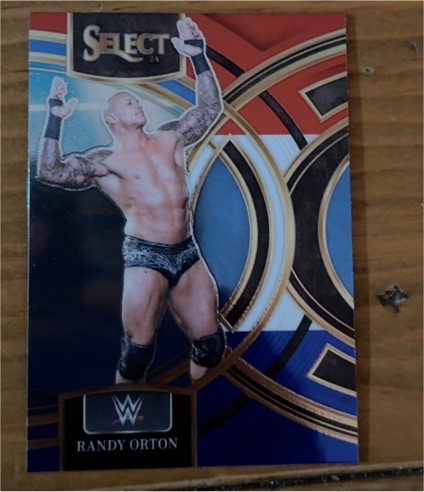 2024 Panini Select WWE Randy Orton Premier Level Red White & Blue — front