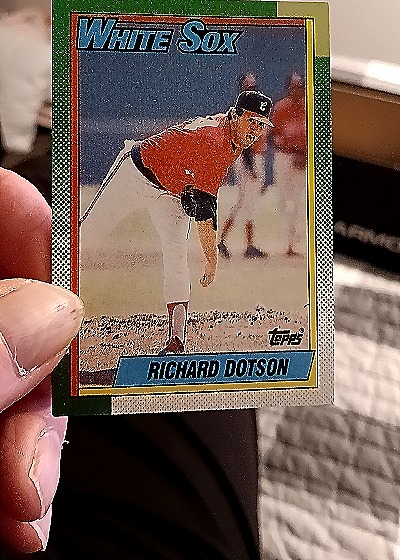 1990 Topps #169 Richard Dotson — front