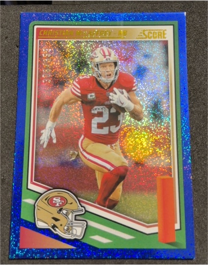 2025 Panini Score #238 Christian McCaffrey — front
