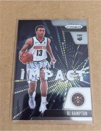 2020-21 Panini Prizm #10 RJ Hampton Instant Impact — front
