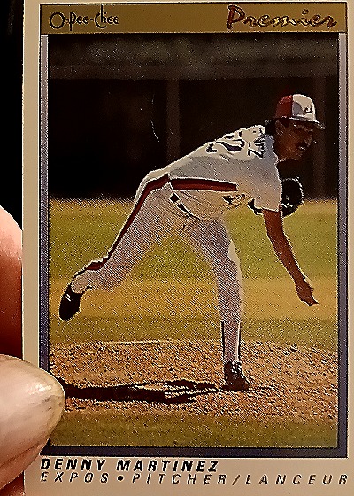 1991 O-Pee-Chee Premier #75 Denny Martinez — front