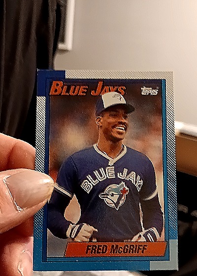 1990 Topps #295 Fred McGriff — front