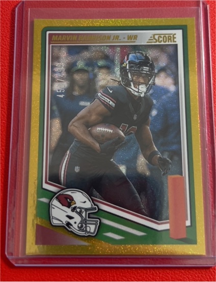 2025 Panini Score #186 Marvin Harrison Jr. — front